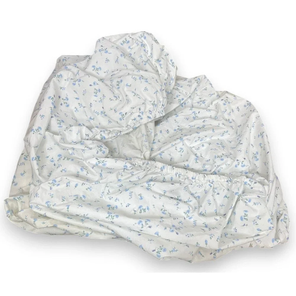 Pottery Barn Teen LoveShackFancy Prairie Wildflower Organic Fitted Sheet Twin XL